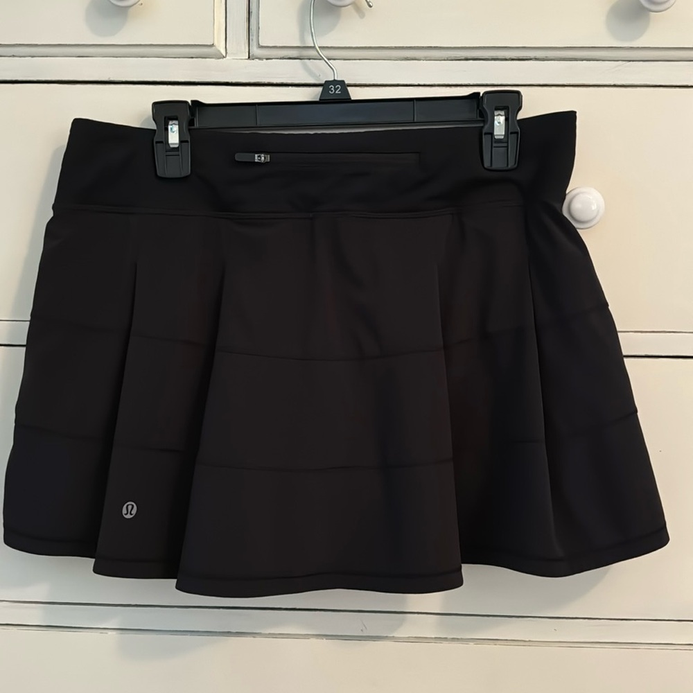 Lululemon Pace Revival skort black  size 10